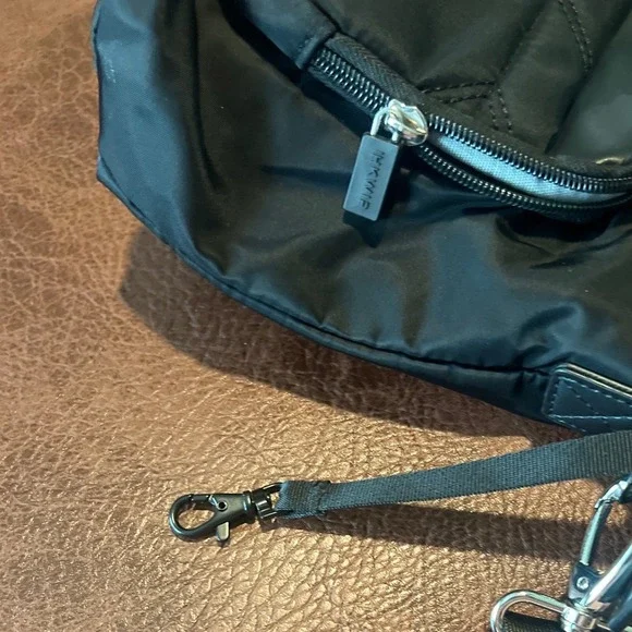 Ihkwip mini tote encore edition Black Nylon Quilted Crossbody Bag Satchel Travel - Picture 8 of 8